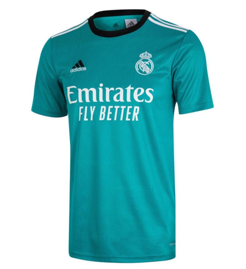 2021/22 Real Madrid Football Kit Third Soccer Jersey